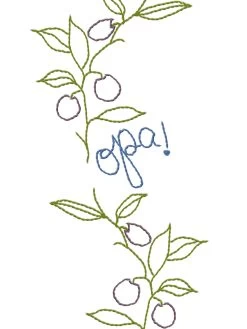 'Opa!' Wallpaper By Lingua Franca - White 7 'Opa!' Wallpaper By Lingua Franca - White -Wall Decoration Store Opa White Detail