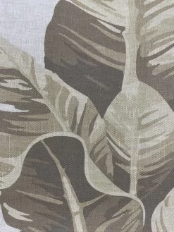 'Fabric By The Yard - Pacifico Palm - Cappuccino On Linen -Wall Decoration Store Pacifico Palm Cappuccino Flax Linen Design bae205aa 0e09 405b a5e0 4adc76e84fc7