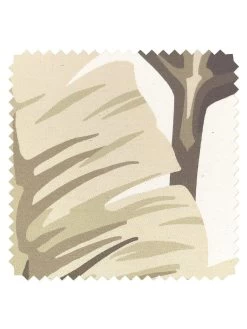 'Fabric By The Yard - Pacifico Palm - Cappuccino On California Cotton -Wall Decoration Store Pacifico Palm Cappuccino Organic Twill Color Adj Detail 7d34b15b 58a6 4668 82fc 4a7777f03ff7