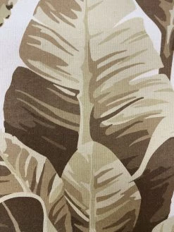 'Fabric By The Yard - Pacifico Palm - Cappuccino On Organic Twill -Wall Decoration Store Pacifico Palm Cappuccino Raw Canvas Design 8b4e92b9 efce 4fd2 96f5 296aa97a35d2