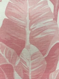 'Fabric By The Yard - Pacifico Palm - Garcelle Pink On Raw Canvas -Wall Decoration Store Pacifico Palm Garcelle Pink California Cotton Design c8af72b2 b273 4535 8e7b 3c029fb51e0a