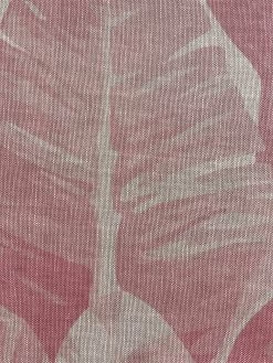 'Fabric By The Yard - Pacifico Palm - Garcelle Pink On Hopsack -Wall Decoration Store Pacifico Palm Garcelle Pink Flax Linen Design 3d948a0d 5560 45e1 bf9c ebb98d80d9a9