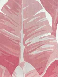 'Fabric By The Yard - Pacifico Palm - Garcelle Pink On Organic Twill -Wall Decoration Store Pacifico Palm Garcelle Pink Hopsack Design d9810e12 2189 41ea bb14 7c872d3897f7