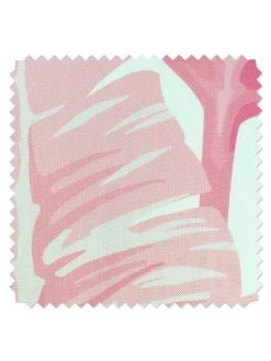 'Fabric By The Yard - Pacifico Palm - Garcelle Pink On Linen