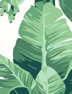 'Pacifico Palm' Wallpaper By Nathan Turner - Ivory -Wall Decoration Store Pacifico Palm Green Ivory Detail 275434d6 7b7b 4133 ba4e b5b81ce58252