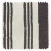 'Fabric By The Yard - Painted Stripes - Chocolate On Raw Canvas -Wall Decoration Store Painted Stripes Chocolate Raw Canvas Detail