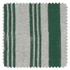 'Fabric By The Yard - Painted Stripes - Green On Flax Linen 2 'Fabric By The Yard - Painted Stripes - Green On Flax Linen -Wall Decoration Store Painted Stripes Green on Flax Linen Detail