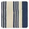 'Fabric By The Yard - Painted Stripes - Navy On Raw Canvas -Wall Decoration Store Painted Stripes Navy Raw Canvas Detail