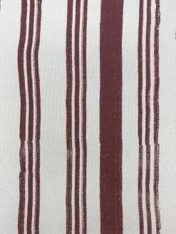 'Fabric By The Yard - Painted Stripes - Rust On Raw Canvas -Wall Decoration Store Painted Stripes Rust Raw Canvas Design c97c4f2d 889a 41c7 9fff eedf3fe15667