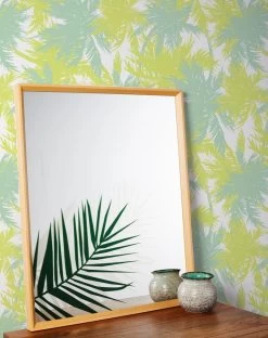 'Palm Leaf' Mirrored Art By Artshoppe