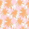 'Palm Shuffle' Wallpaper By Wallshoppe - Creamsicle / Blush