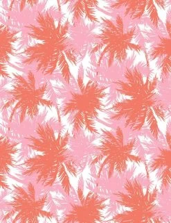 'Palm Shuffle' Wallpaper By Wallshoppe - Watermelon / Bubble Gum -Wall Decoration Store PalmShuffle product Watermelon BubbleGum forWEB 4c2f4926 afea 42f0 beed c187d80e613d