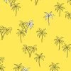 'Palms' Wallpaper By Tea Collection - Daffodil -Wall Decoration Store Palms Daffodil design