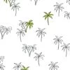 'Palms' Wallpaper By Tea Collection - Lime
