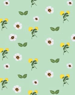 'Parfumee Garden' Wallpaper By Carly Beck - Aventurine