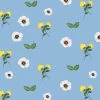 'Parfumee Garden' Wallpaper By Carly Beck - Cornflower
