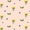 'Parfumee Garden' Wallpaper By Carly Beck - Peach -Wall Decoration Store Parfumee Garden peach design 55417053 1e0f 4350 b810 6da25f241bef