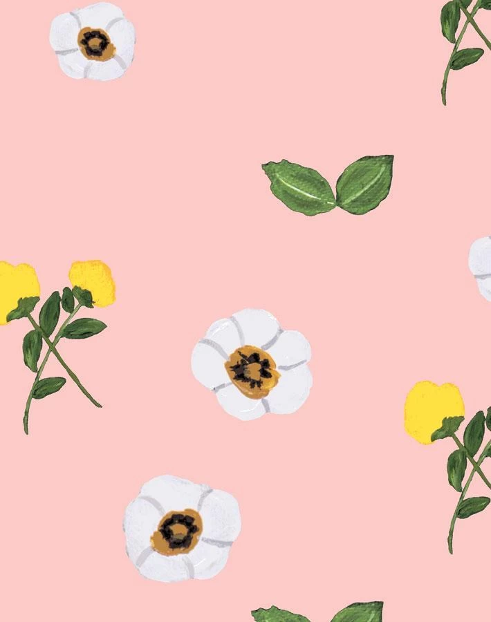 'Parfumee Garden' Wallpaper By Carly Beck - Pink 5 'Parfumee Garden' Wallpaper By Carly Beck - Pink - Image 3
