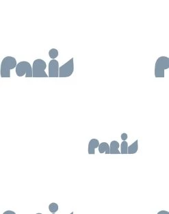 'Paris Graphic' Wallpaper By Clare V. - Silver -Wall Decoration Store Paris by Clare V Silver detail