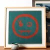 'Peace Skate Face' Framed Art By Tea Collection