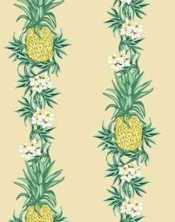'Pineapple Express' Wallpaper By Nathan Turner - Beige -Wall Decoration Store PineappleExpres beige 7779be69 b31f 4a41 8a1a 8e6bbebd768d