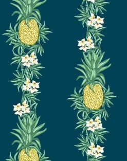 'Pineapple Express' Wallpaper By Nathan Turner - Indigo 9 'Pineapple Express' Wallpaper By Nathan Turner - Indigo -Wall Decoration Store PineappleExpres indigo c004cd75 4412 4704 9947 e482014706e3