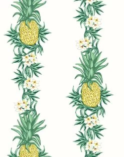 'Pineapple Express' Wallpaper By Nathan Turner - White -Wall Decoration Store PineappleExpres ivory f471404d 1cdd 486a 85c5 63b8c10d9837