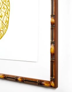 'Aloha Pineapple Framed Wood Wall Art' Framed Art By Artshoppe -Wall Decoration Store PineappleExpress Detail