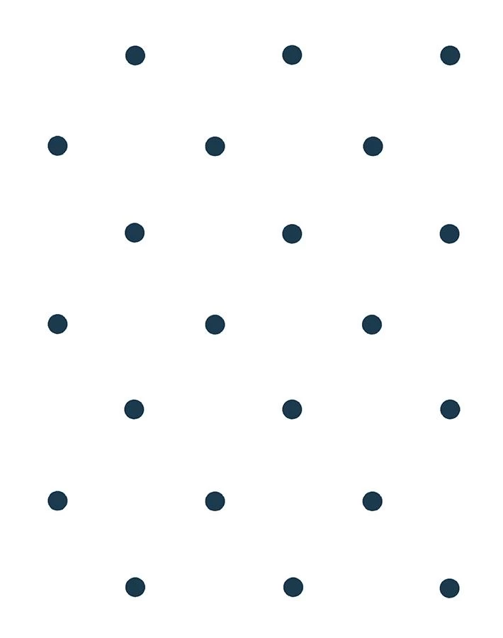 'Polka Dot' Wallpaper By Sugar Paper - Navy On White 5 'Polka Dot' Wallpaper By Sugar Paper - Navy On White - Image 3