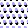 'Pop Dots' Wallpaper By Clare V. - Lavender