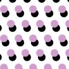'Pop Dots' Wallpaper By Clare V. - Lilac