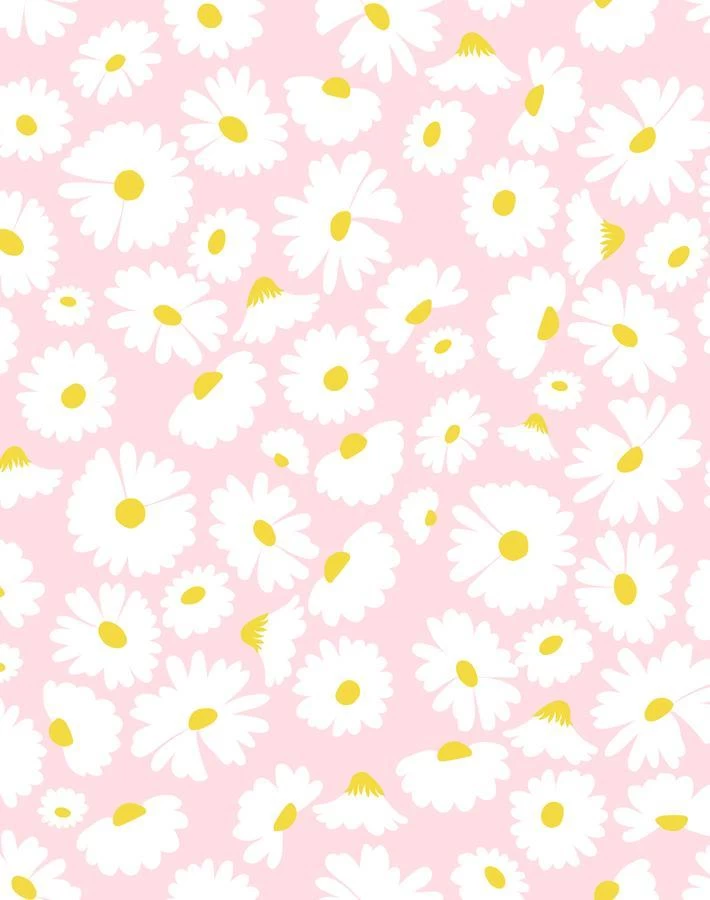 'Pop Daisy' Wallpaper By Wallshoppe - Pink 5 'Pop Daisy' Wallpaper By Wallshoppe - Pink - Image 3