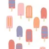 'Popsicles' Wallpaper By Tea Collection - Orange Pink -Wall Decoration Store Popcicles by Tea Collection Orange Pink Design
