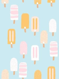 'Popsicles' Wallpaper By Tea Collection - Sky