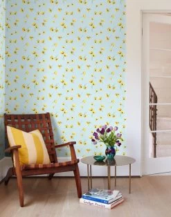 'Poppy' Wallpaper By Nathan Turner - Sky -Wall Decoration Store Poppy RS sky2 c26ecc89 466b 40aa be4a 1c169e69e434