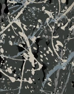 'Pratt Paint' Wallpaper By Chris Benz - Charcoal -Wall Decoration Store PrattPaint charcoal 9a9e8c37 ad38 499c a953 6072780f5791