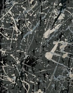 'Pratt Paint' Wallpaper By Chris Benz - Charcoal -Wall Decoration Store PrattPaint charcoal f24c30e6 e8fe 4a49 9374 cdd5d0138b53