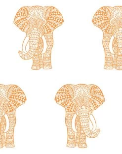'Raja The Elephant' Wallpaper By Wallshoppe - Pushpop -Wall Decoration Store Raja the Elephant Pushpop detail 4e988991 b0fe 4c3e 889c 383536b87141