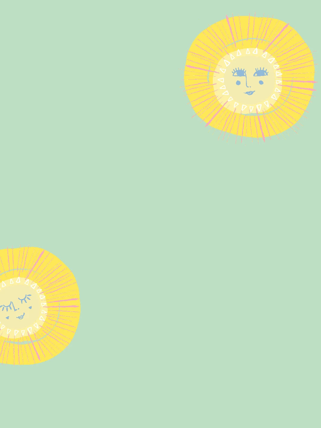 'Rising Sun' Wallpaper By Tea Collection - Aventurine 5 'Rising Sun' Wallpaper By Tea Collection - Aventurine - Image 3