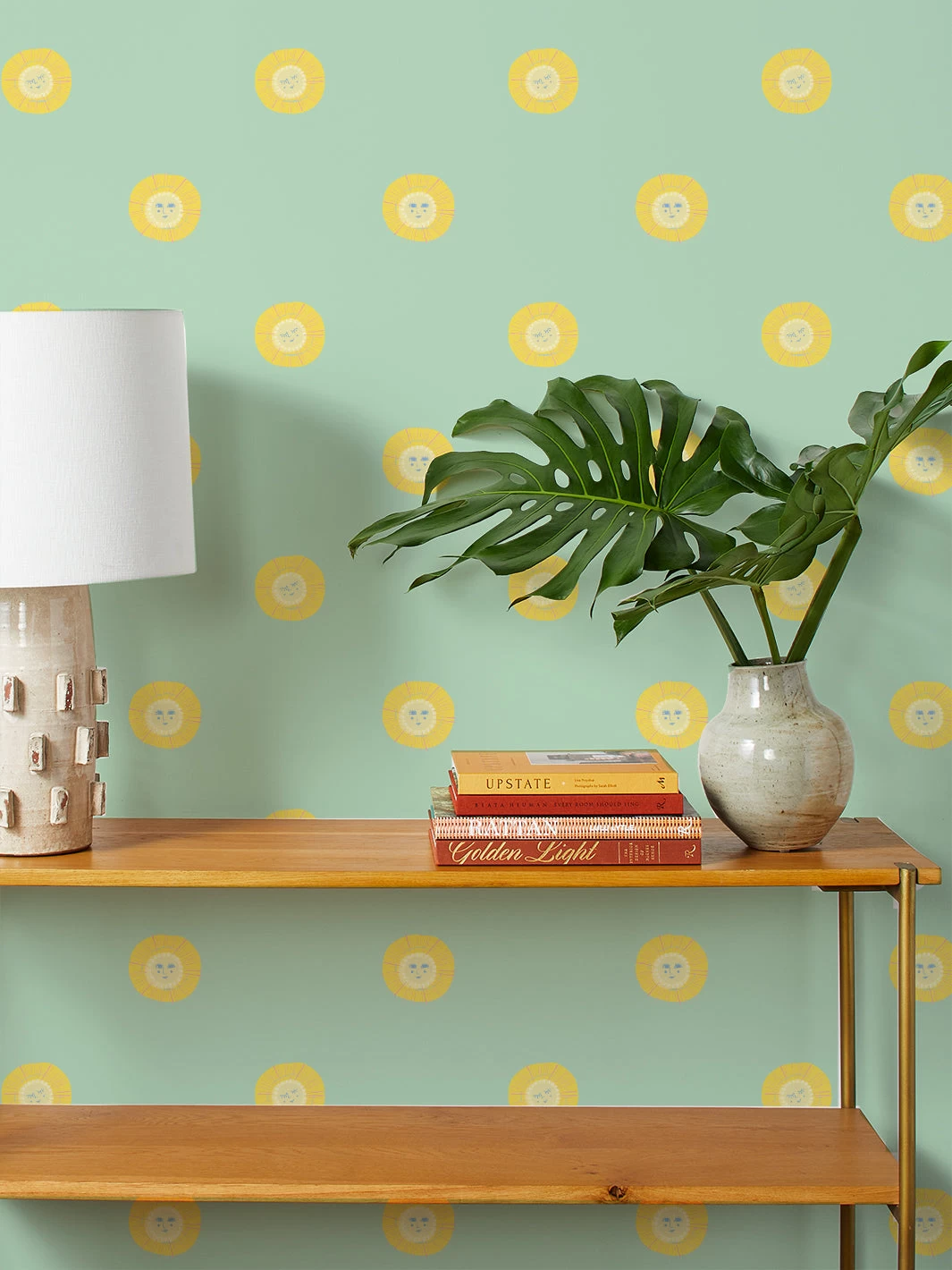 'Rising Sun' Wallpaper By Tea Collection - Aventurine 4 'Rising Sun' Wallpaper By Tea Collection - Aventurine - Image 2