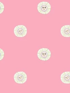'Rising Sun' Wallpaper By Tea Collection - Pink