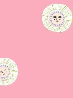 'Rising Sun' Wallpaper By Tea Collection - Pink 7 'Rising Sun' Wallpaper By Tea Collection - Pink -Wall Decoration Store Rising Sun by Tea Collection Pink Detail