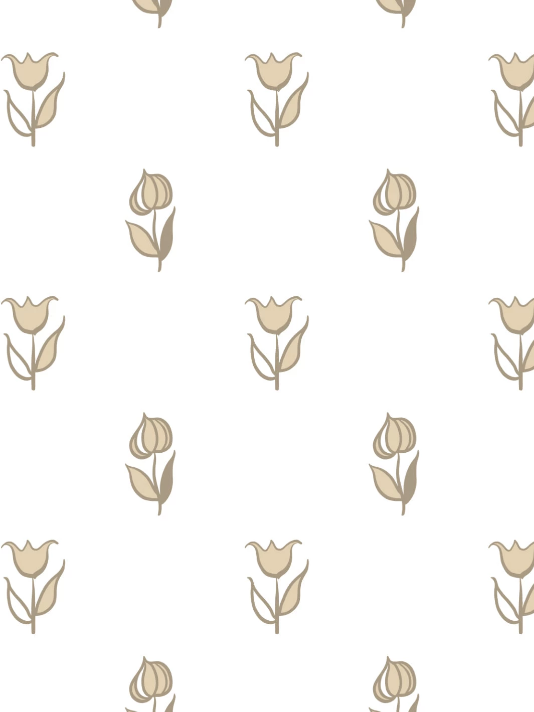 'Rita's Flowers' Wallpaper By Lingua Franca - Oatmeal 4 'Rita's Flowers' Wallpaper By Lingua Franca - Oatmeal - Image 2