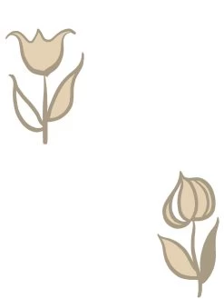 'Rita's Flowers' Wallpaper By Lingua Franca - Oatmeal 7 'Rita's Flowers' Wallpaper By Lingua Franca - Oatmeal -Wall Decoration Store Ritas Flowers Oatmeal Detail