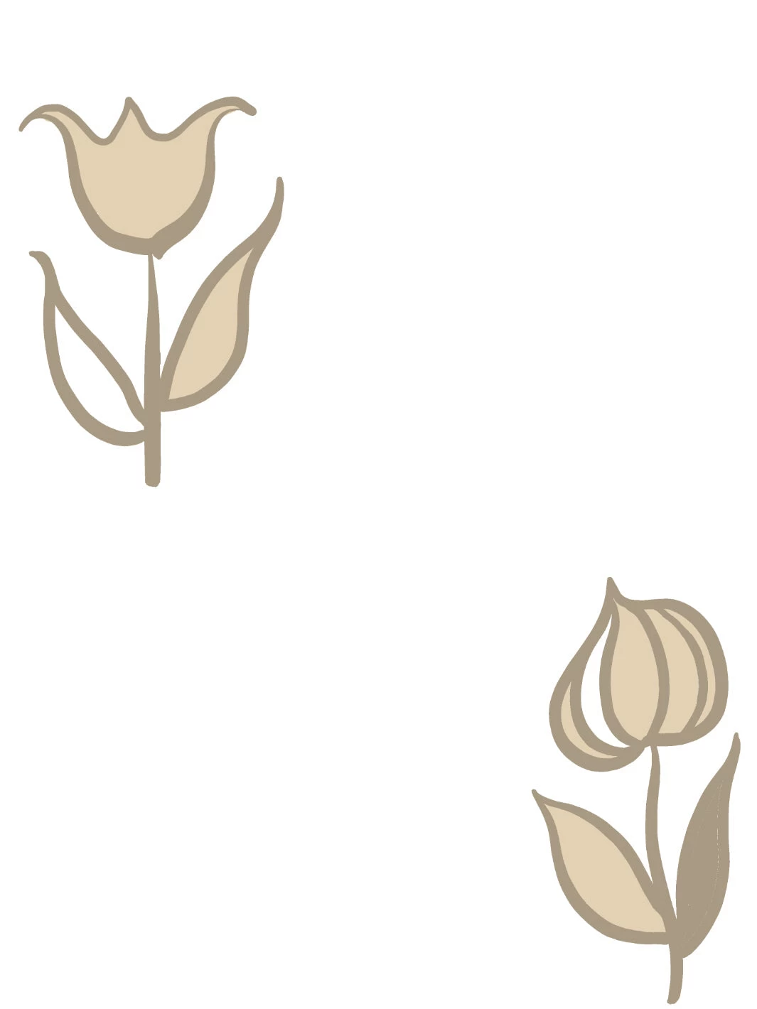 'Rita's Flowers' Wallpaper By Lingua Franca - Oatmeal 5 'Rita's Flowers' Wallpaper By Lingua Franca - Oatmeal - Image 3