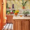 'Rita's Kitchen' Wallpaper By Lingua Franca - Marigold Daffodil 2 'Rita's Kitchen' Wallpaper By Lingua Franca - Marigold Daffodil -Wall Decoration Store Ritas Kitchen MarigoldDaffodil RS