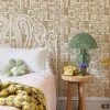 'Rita's Kitchen' Wallpaper By Lingua Franca - Oatmeal -Wall Decoration Store Ritas Kitchen Oatmeal RS