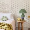 'Rita's Stars' Wallpaper By Lingua Franca - Oatmeal