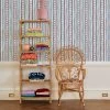 'Rita's Stripes' Wallpaper By Lingua Franca - Lapis Watermelon -Wall Decoration Store Ritas Stripes LapisWatermelon RS