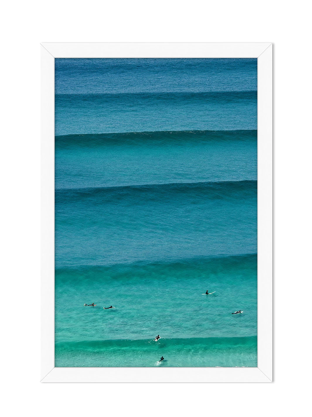 'Rolling Surf Aerial' By Nathan Turner Framed Art 3 'Rolling Surf Aerial' By Nathan Turner Framed Art